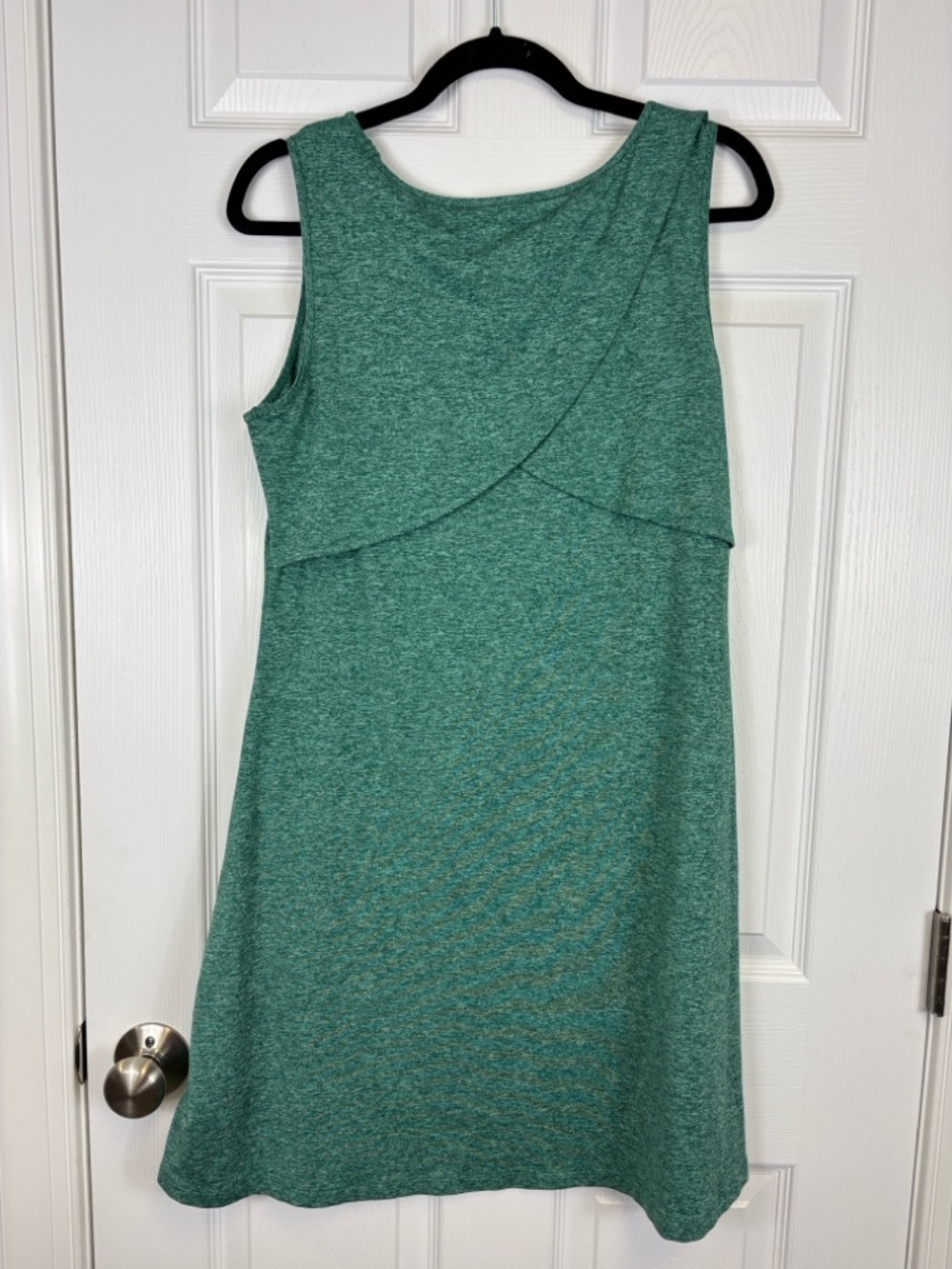 Patagonia seabrook twist dress howling turquoise sz lg - Picture 6 of 6